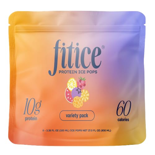 FIT ICE frente del paquete mostrando sabores y 10 g proteína
