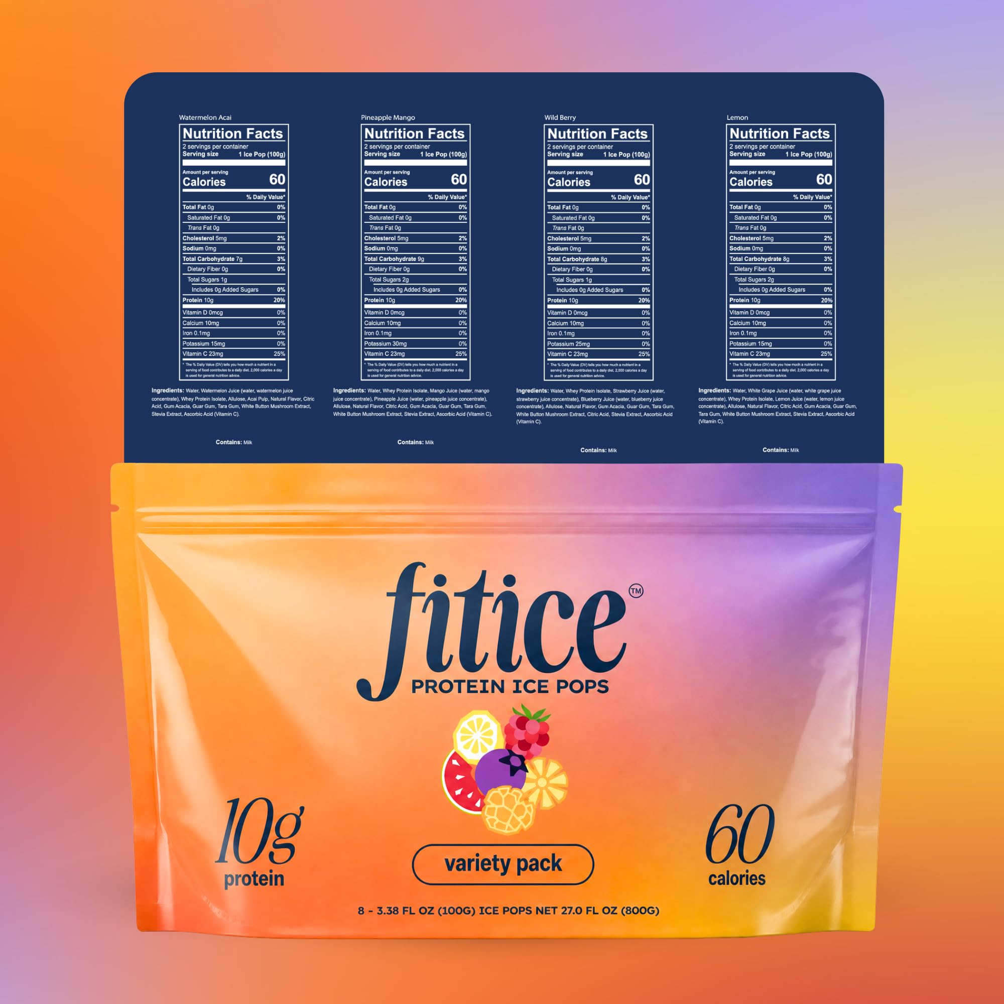 FIT ICE paleta en mano en ambiente familiar refrescante y nutritivo