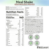 Fit & Lean batido servido en vaso, aporta proteína y saciedad