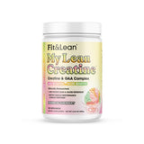 Fit & Lean envase frontal mostrando presentación Rainbow Sherbert y beneficios clave