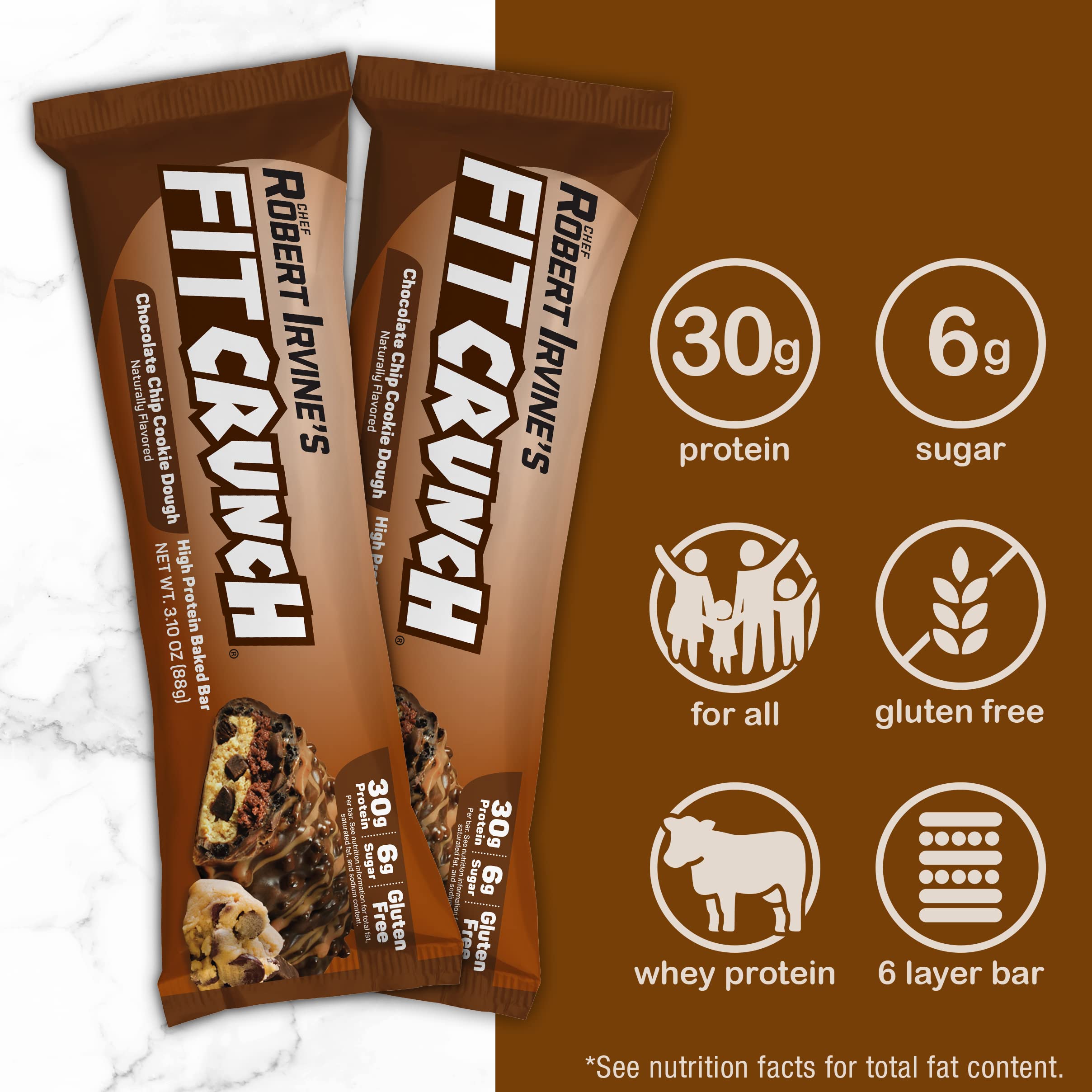 Fit Crunch barra en mano para comparar tamaño y beneficio portabilidad