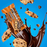 Fit Crunch barrita en mano para mostrar tamaño portátil