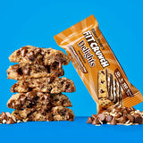 Fit Crunch barrita junto a bolsa de gimnasio para consumo postentreno