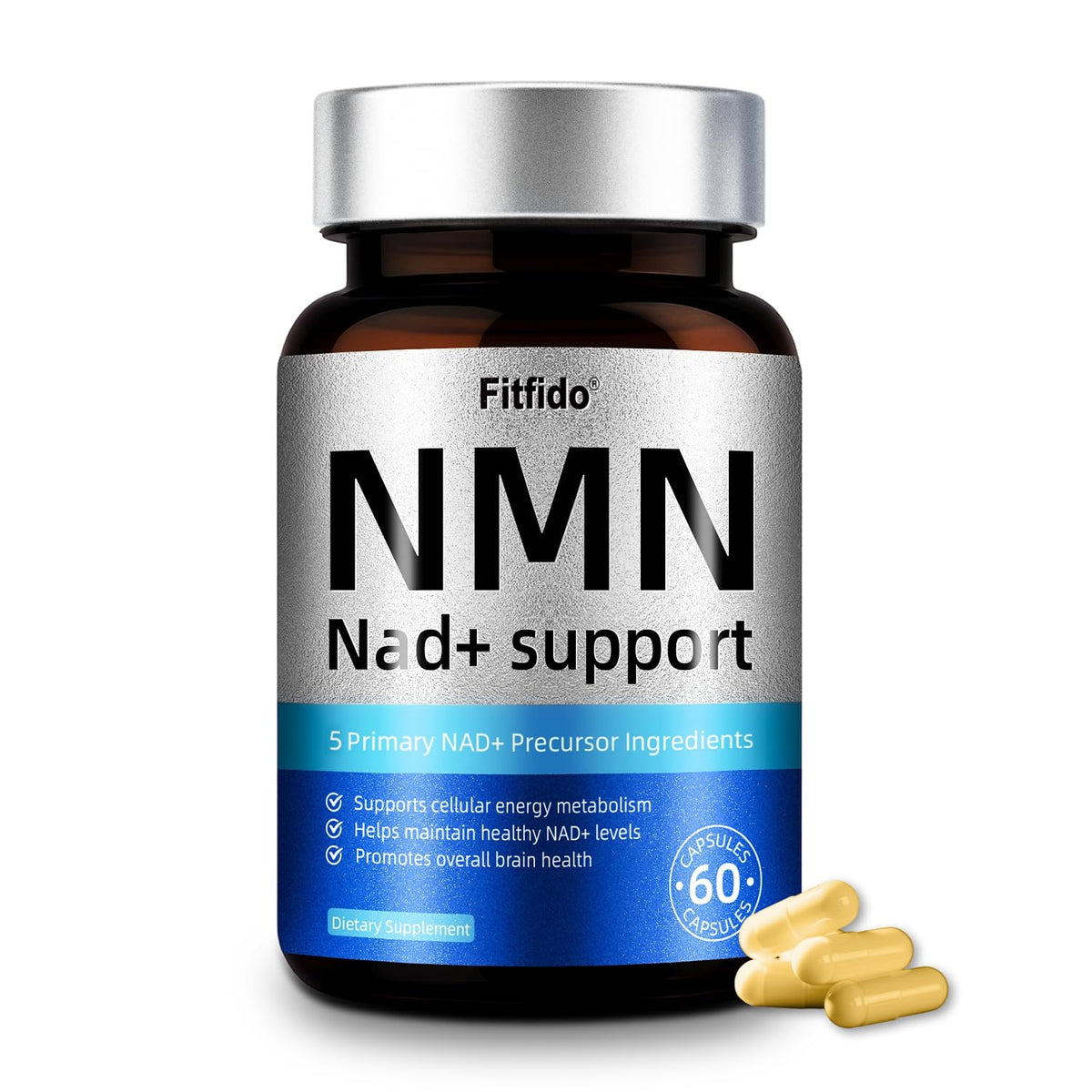 Fitfido envase frontal mostrando nombre y cantidad, confianza en calidad