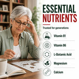 Fitina lista de ingredientes destacando vitaminas B y minerales