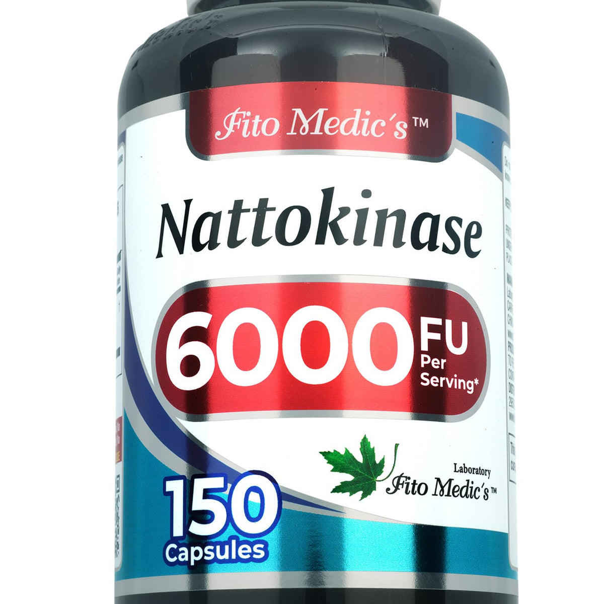 FITO MEDIC'S frasco anverso mostrando 150 cápsulas y marca clara