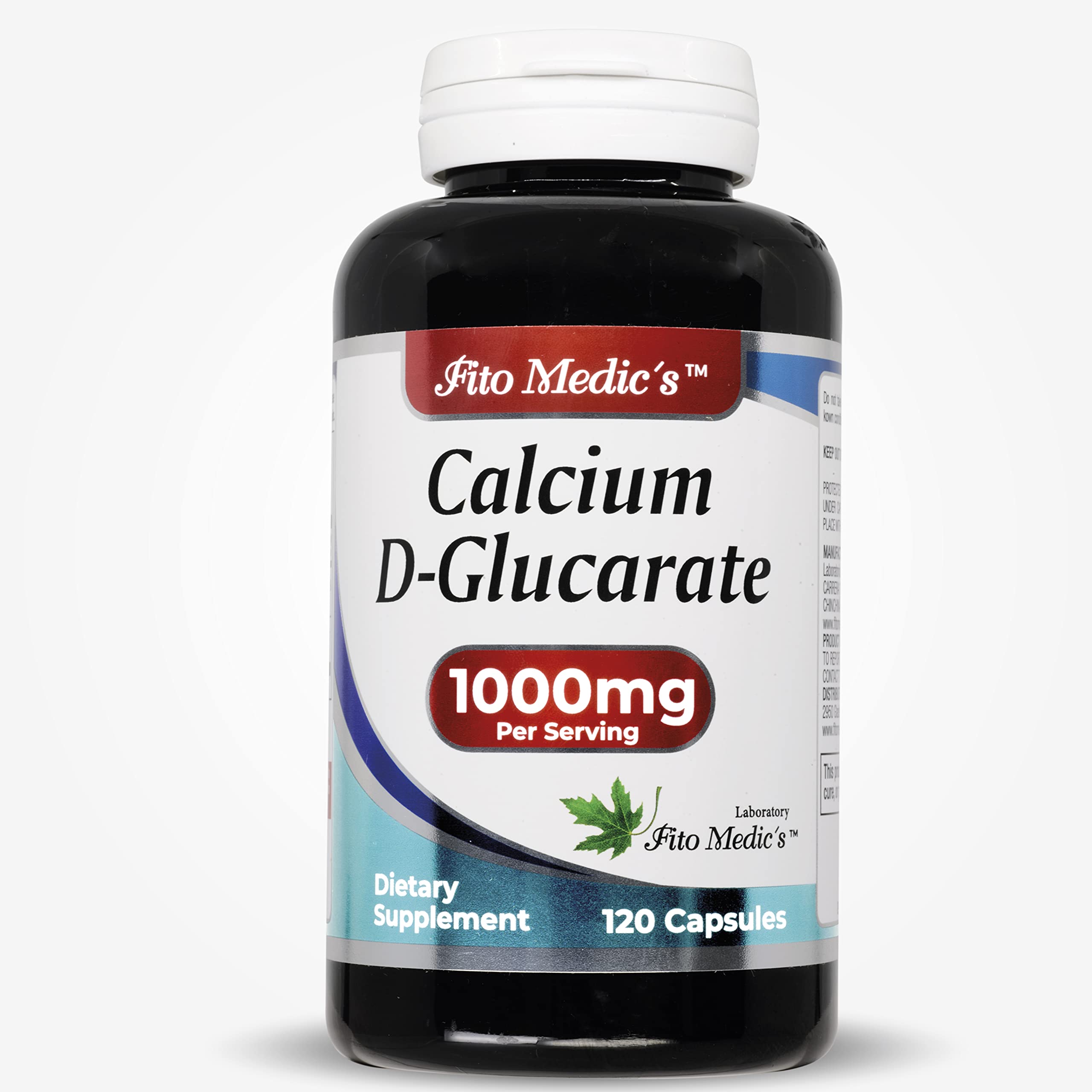 FITO MEDIC'S frente del envase mostrando 120 cápsulas y claridad de dosis