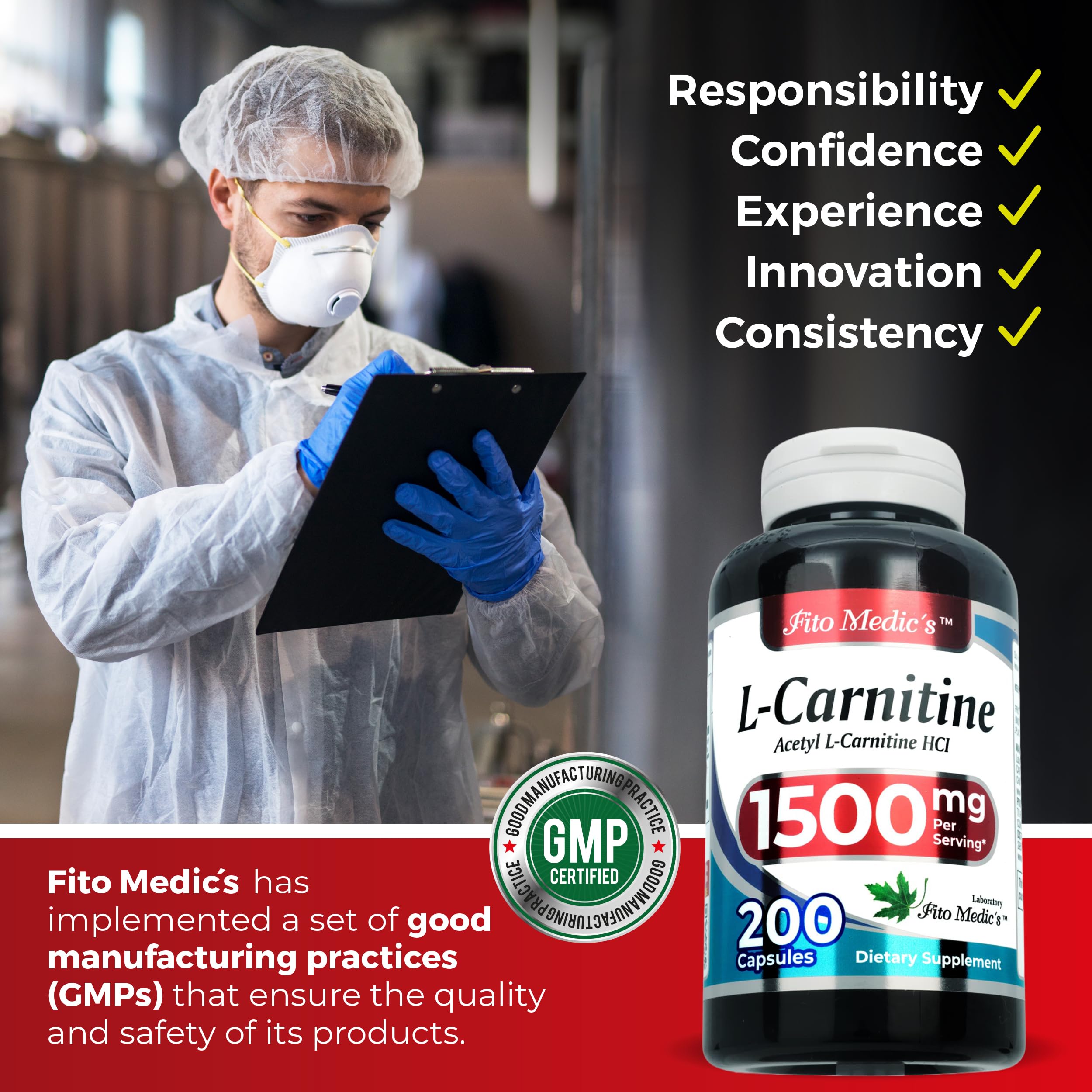 FITO MEDIC'S primer plano de la textura de la cápsula y su acabado liso