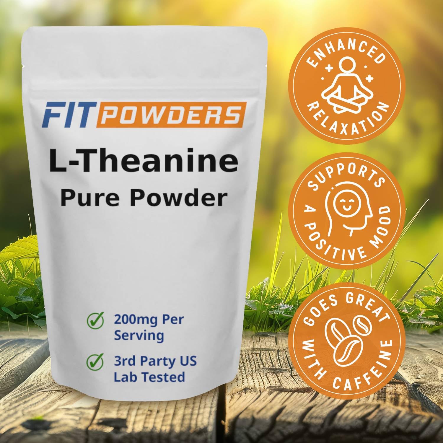 FitPowders cucharilla dosificadora antiestática midiendo 200 mg con facilidad
