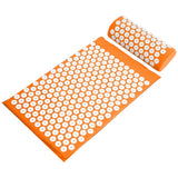 Fitvids esterilla frontal naranja mostrando cobertura de puntas para alivio de espalda