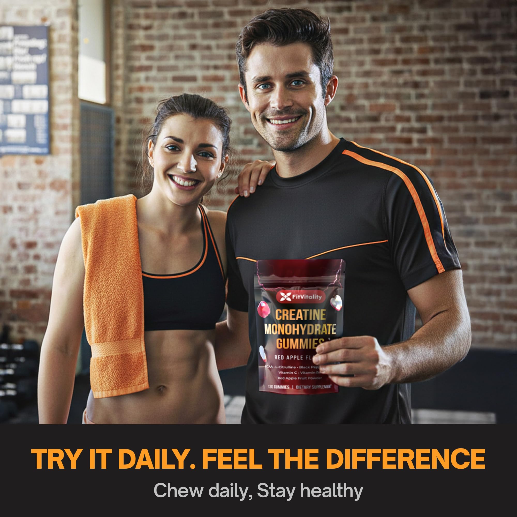 FitVitality gomitas junto a equipo deportivo en ambiente activo