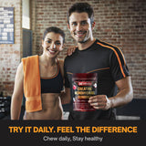 FitVitality gomitas junto a equipo deportivo en ambiente activo
