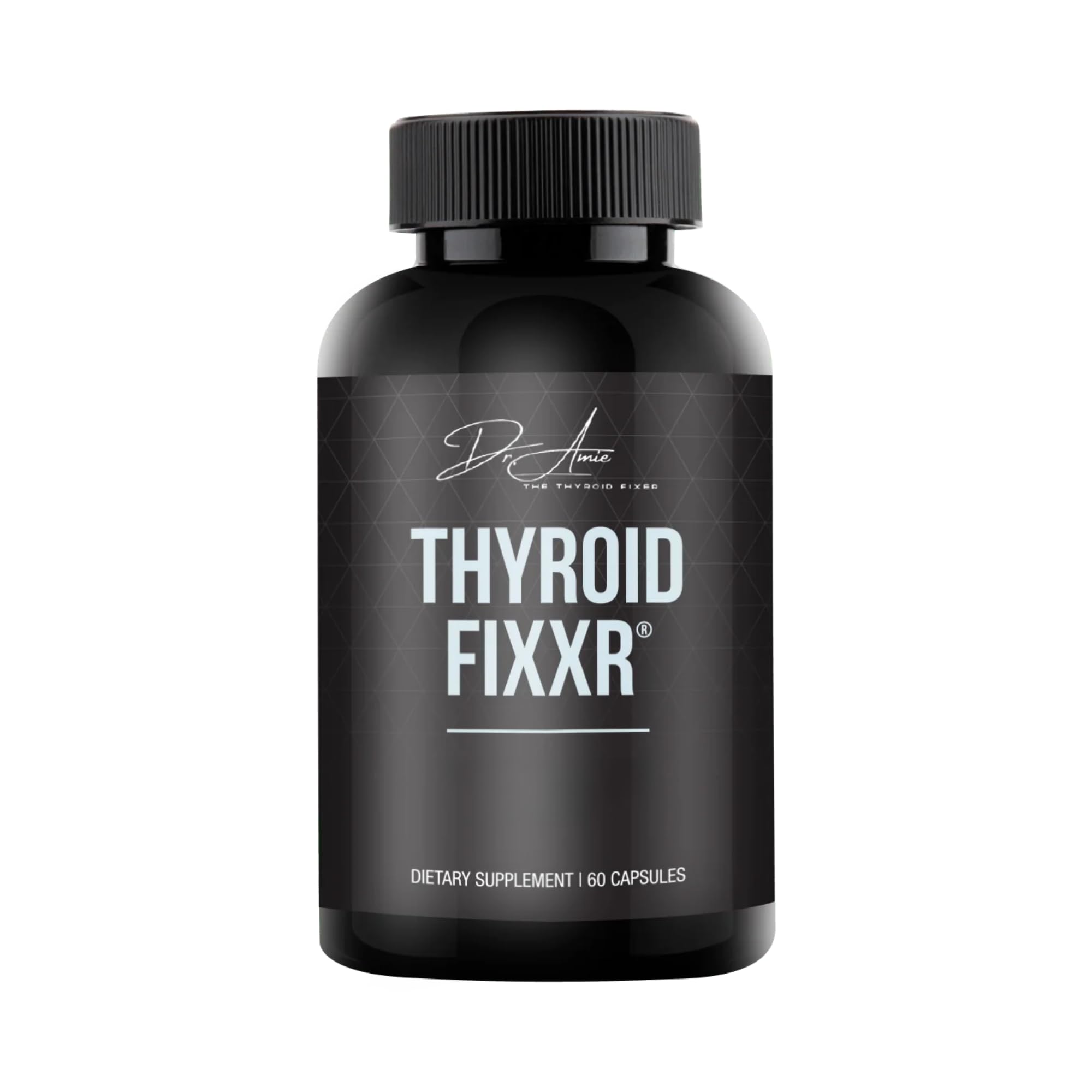 Fixxr frasco frente mostrando diseño y dosis, beneficio de confianza
