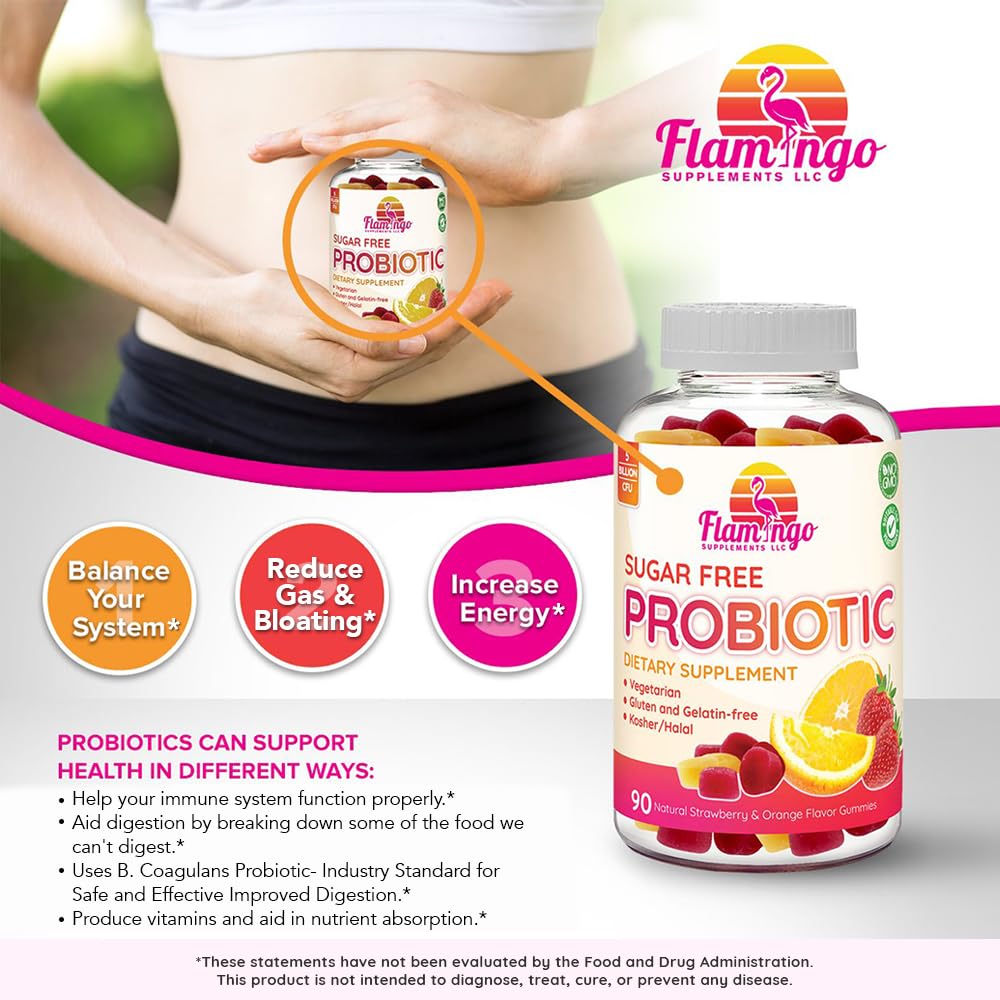 Familia tomando gominolas Flamingo Supplements para rutina digestiva cómoda