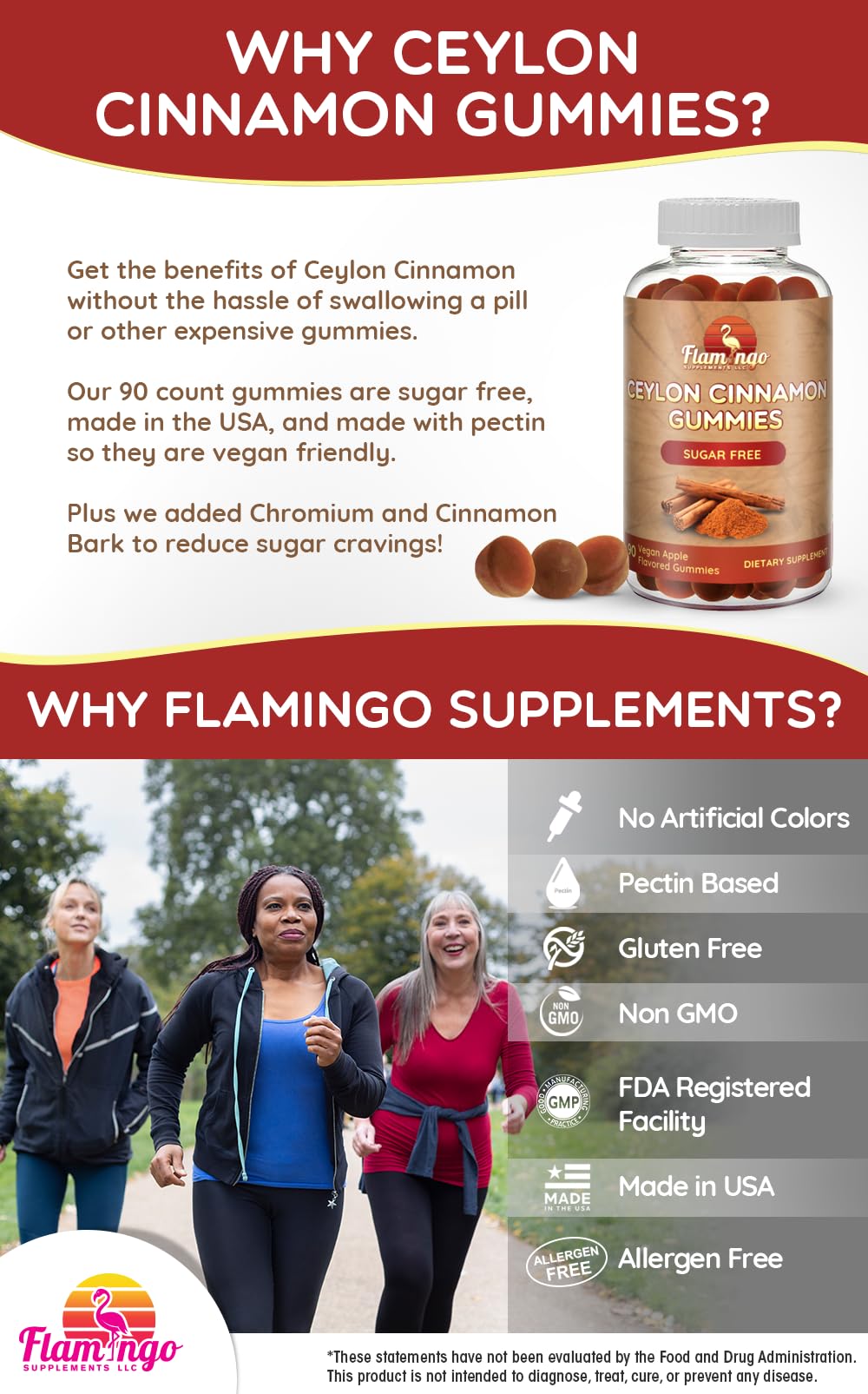 Flamingo Supplements lifestyle en cocina mostrando uso diario sencillo y natural