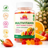 Etiqueta Flamingo Supplements con lista de vitaminas visible y clara