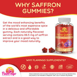 Etiqueta Flamingo Supplements con lista de ingredientes y beneficios claros