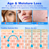 flasture aplicación del suero en rostro para hidratación visible