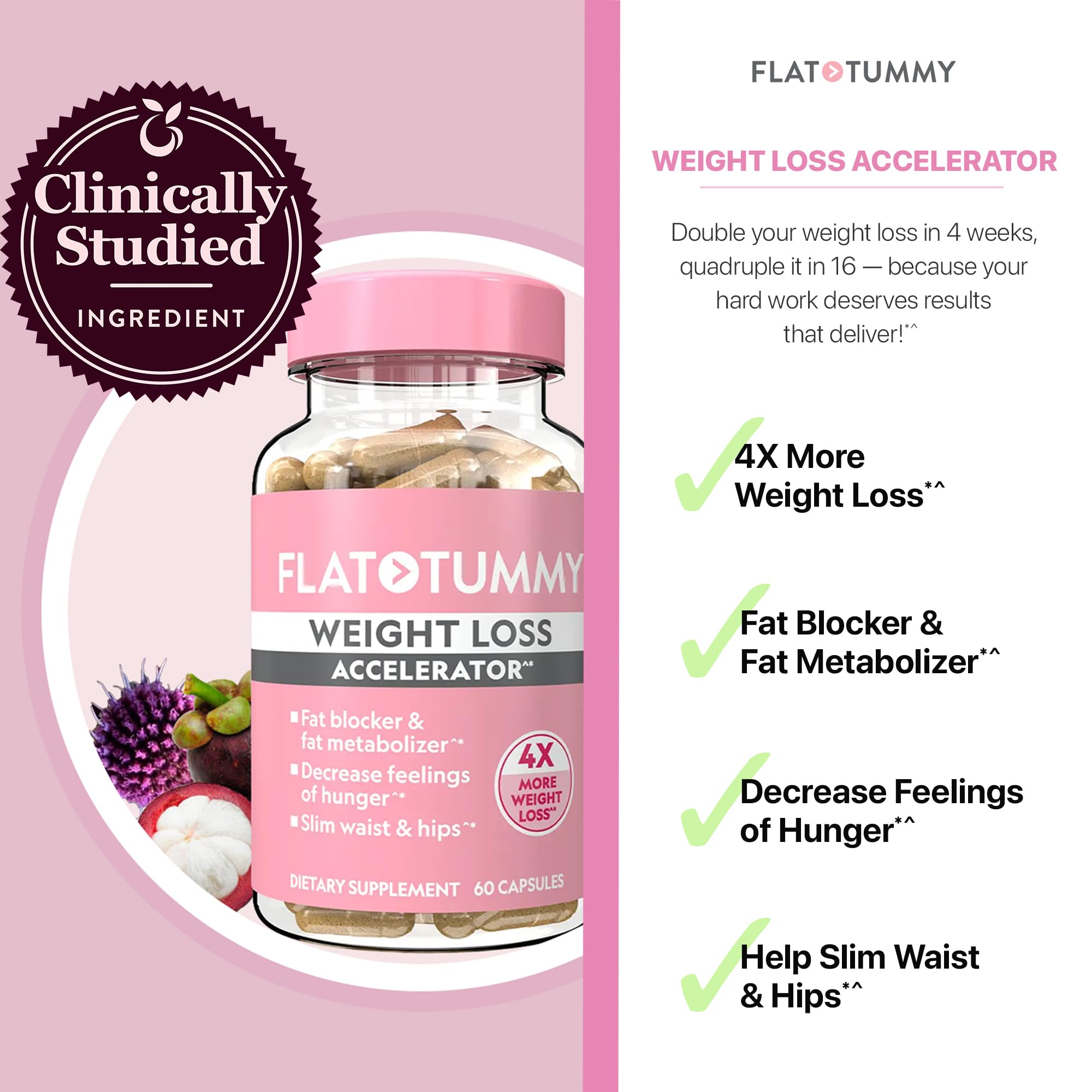 Flat Tummy cápsula detalle de textura que facilita ingestión sin sabor