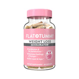 Flat Tummy frente del empaque mostrando la marca y beneficio para perder grasa