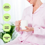 Flat Tummy bolsita de té en primer plano, evidencia calidad y textura