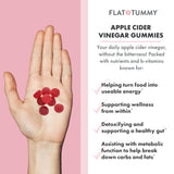 Flat Tummy primer plano de textura de gomita vegana apetecible