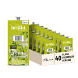 Flavia empaque frontal mostrando caja de 40 Freshpacks y conveniencia