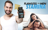 FLAWLESS FOR MEN cápsula en primer plano mostrando textura y fácil ingestión
