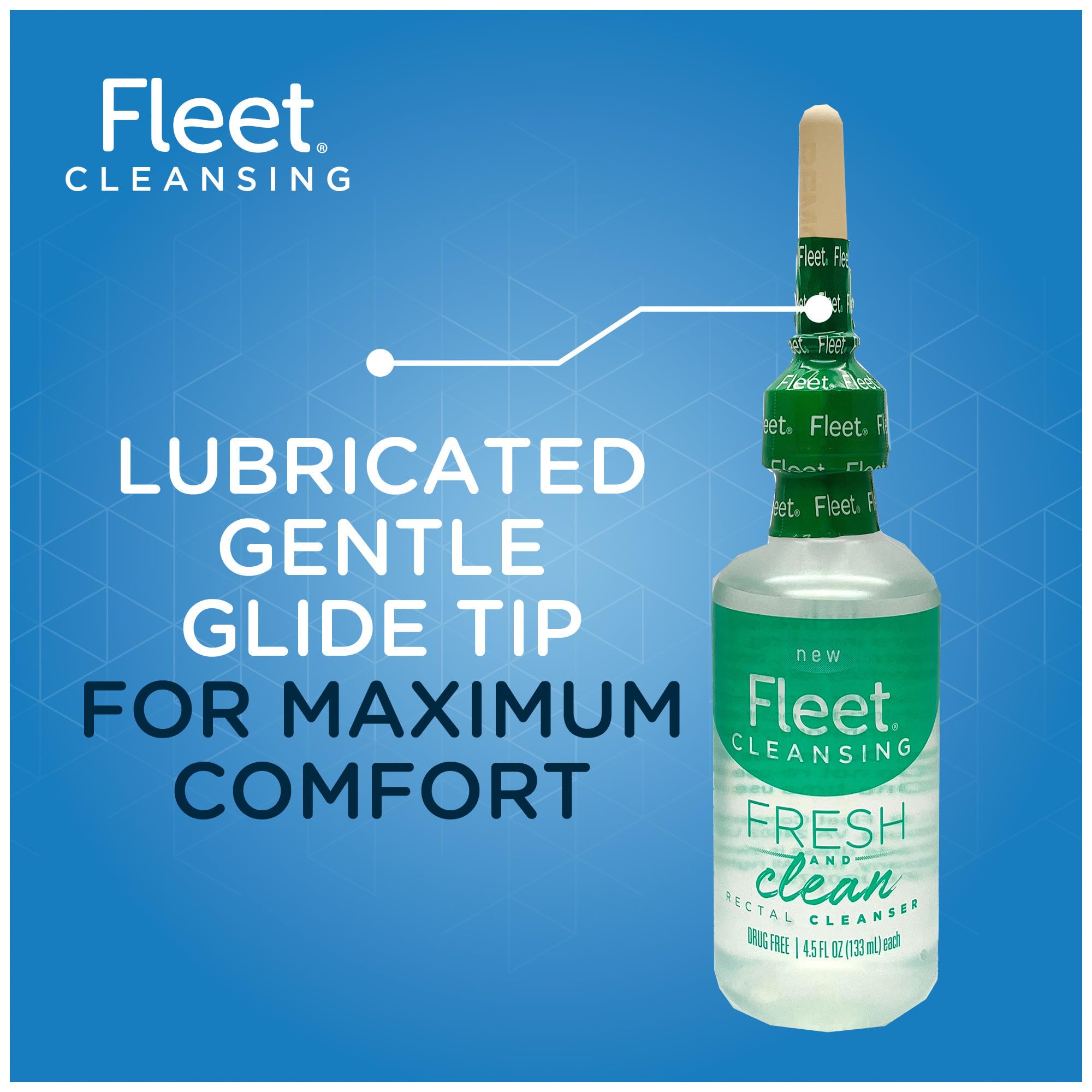 Fleet comparación de tamaño con mano, botellas portátiles y manejables