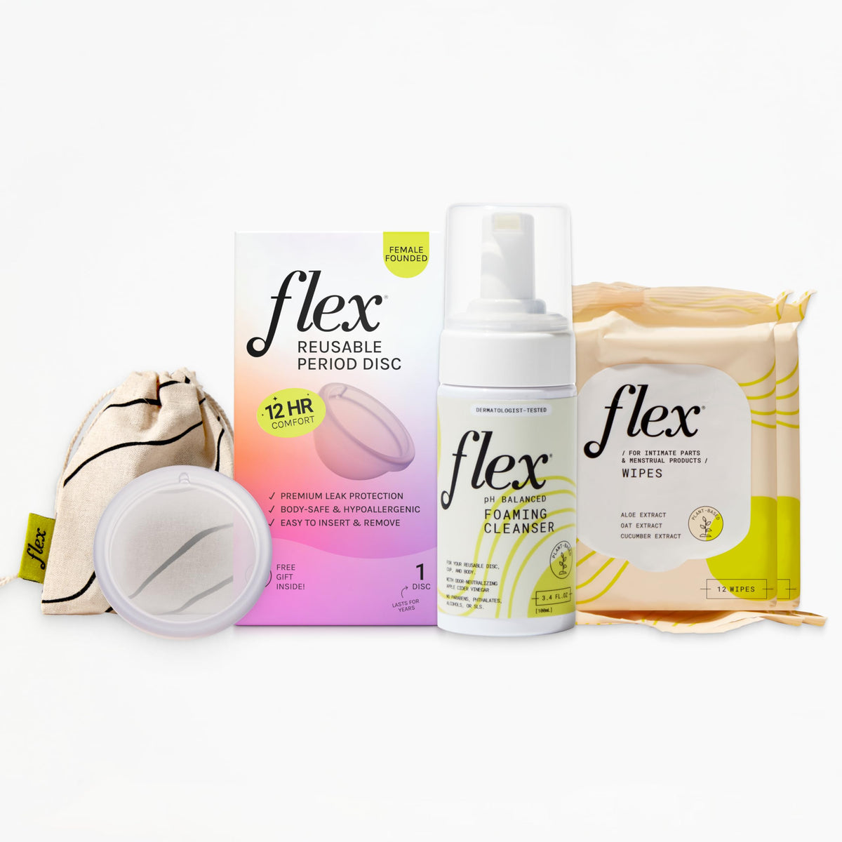 Flex disco frontal mostrando diseño y capacidad para protección prolongada