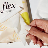 Flex bolsa de transporte mostrando almacenamiento discreto y seguro