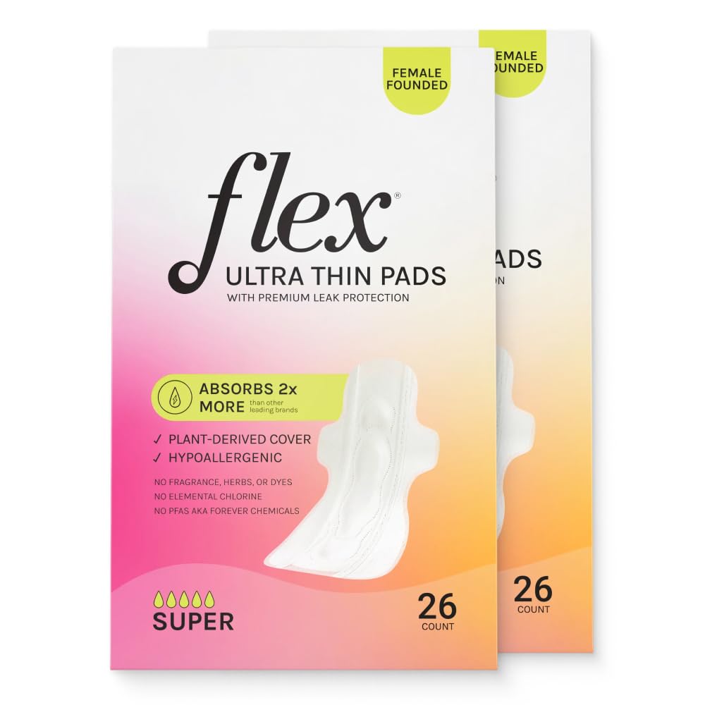 FLEX frente del empaque mostrando 52 toallas, protección y conveniencia