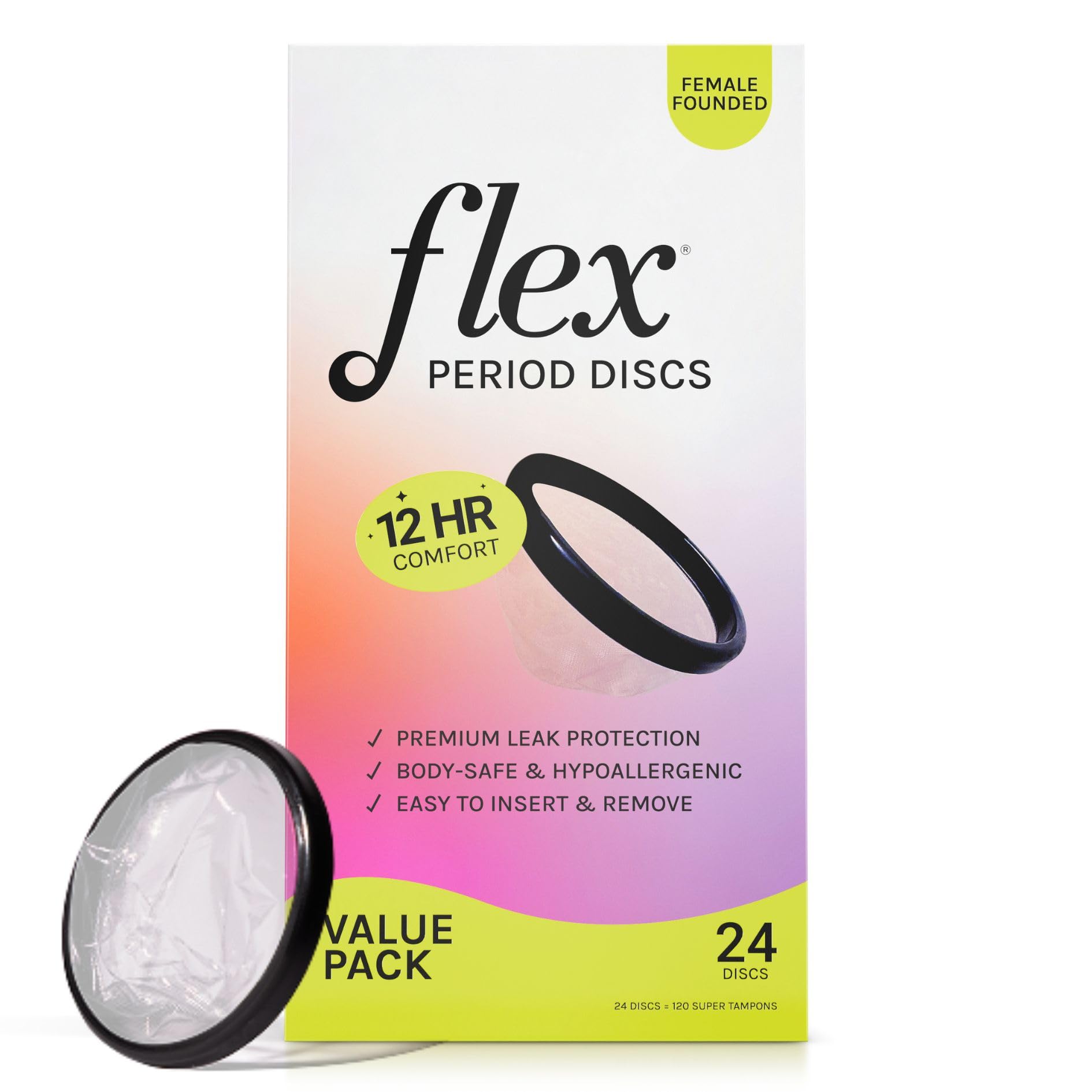 Flex paquete frontal mostrando cantidad y beneficios para comodidad