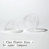 Flex Plant+ Disc detalle del borde EasyFold para inserción más fácil