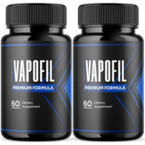 Flex University Vapofil frontal mostrando diseño y cantidad de cápsulas