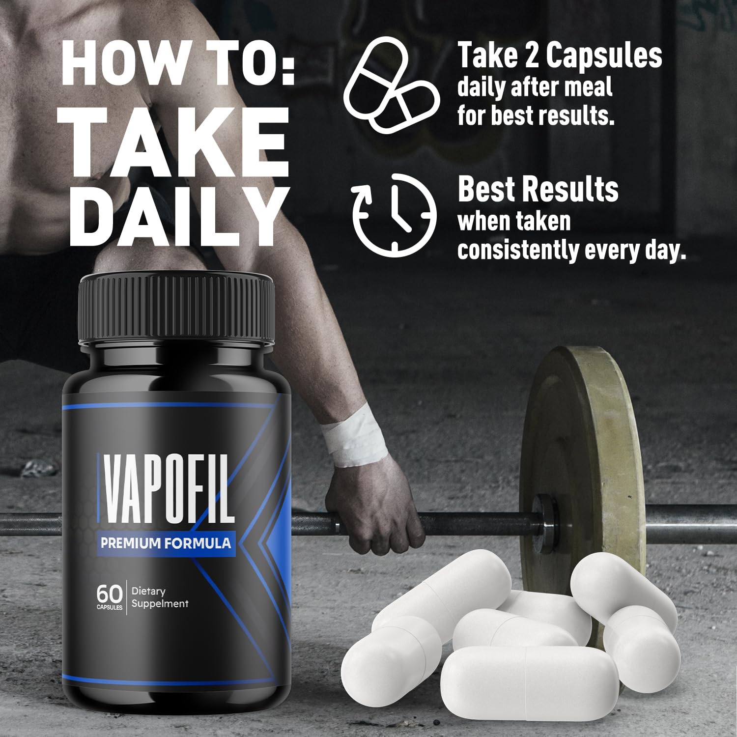 Flex University Vapofil en uso diario junto a una rutina matutina activa