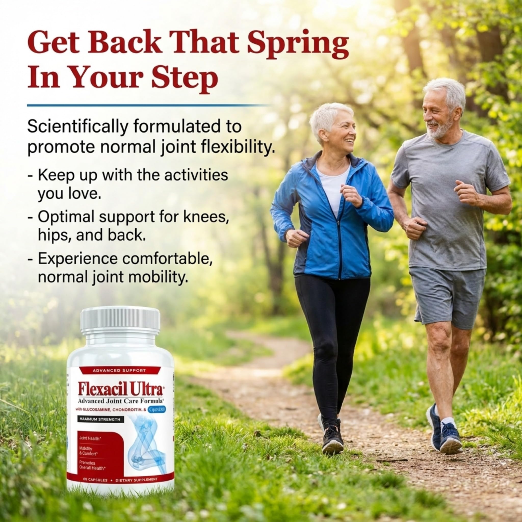Flexacil Ultra en contexto de estilo de vida activo y movimiento