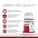 Flexacil Ultra ingredientes clave agrupados para soporte articular