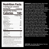 FLIMEAL etiqueta nutricional ampliada para ver ingredientes clave