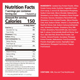 FLIMEAL etiqueta nutricional mostrando 19g proteína por porción