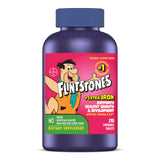 Flintstones frente del envase mostrando 210 tabletas y beneficios