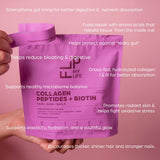 Vaso con bebida mezclada Flip My Life lista para beber y refrescante