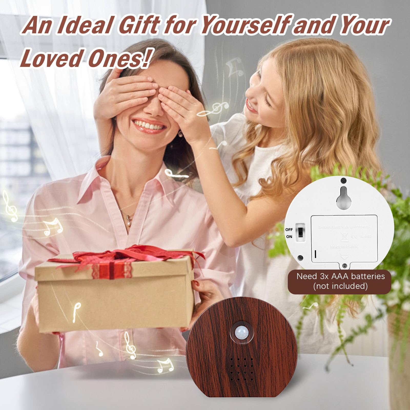 FLLVILLEY junto a una mano para comparar tamaño y portabilidad práctica