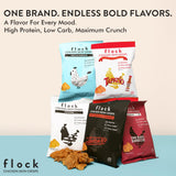 Flock etiqueta nutricional visible con información de ingredientes