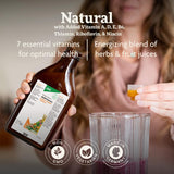 Floradix Epresat gota del líquido que muestra textura y absorción fácil