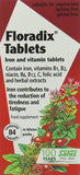 Floradix frasco frontal del pack de 2 con información visible y fácil almacenamiento