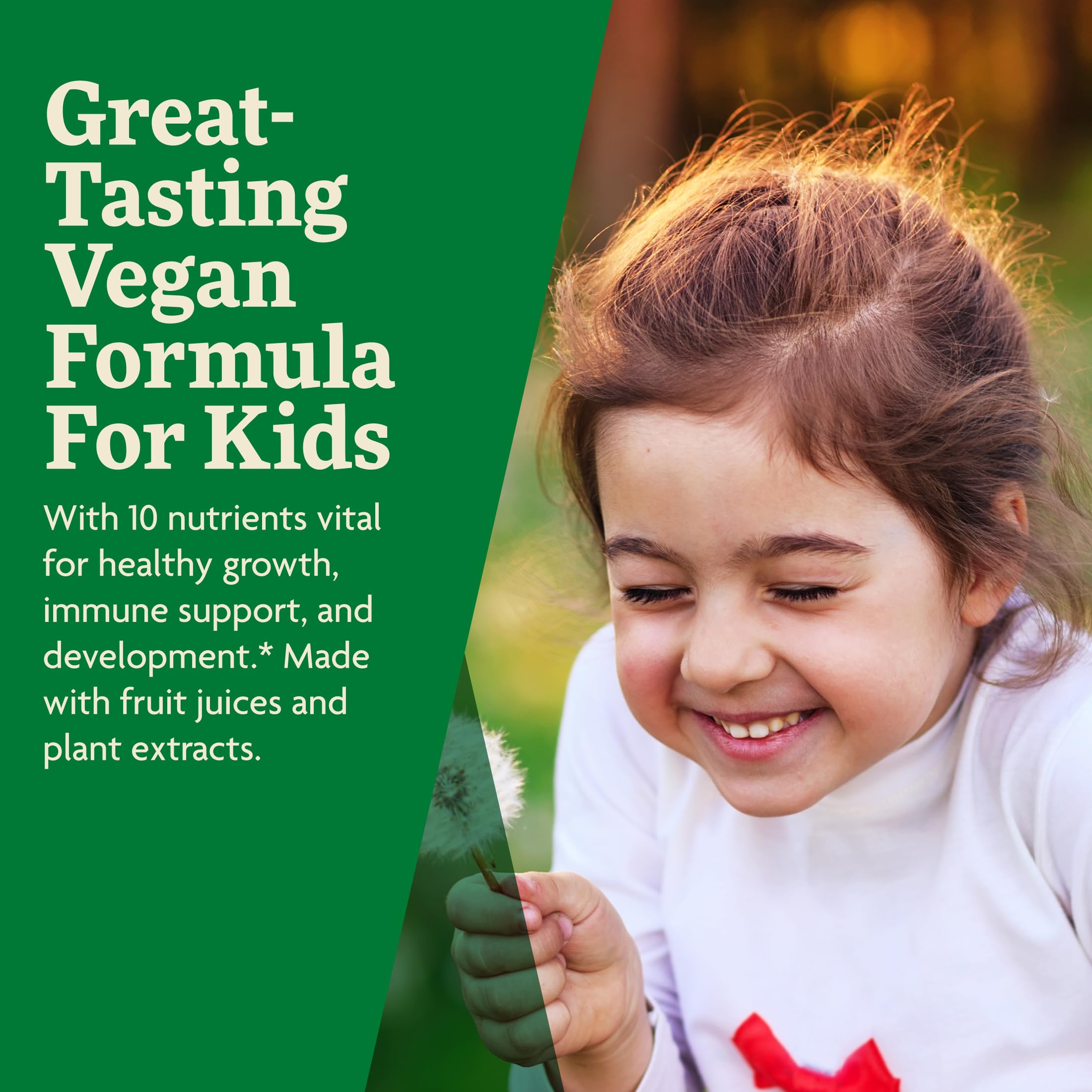 Floradix Kinder Love etiqueta con lista de vitaminas, beneficio transparencia de ingredientes