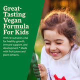 Floradix Kinder Love etiqueta con lista de vitaminas, beneficio transparencia de ingredientes