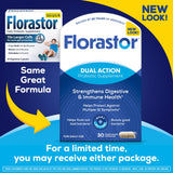 Primer plano de cápsulas Florastor para ver textura y forma
