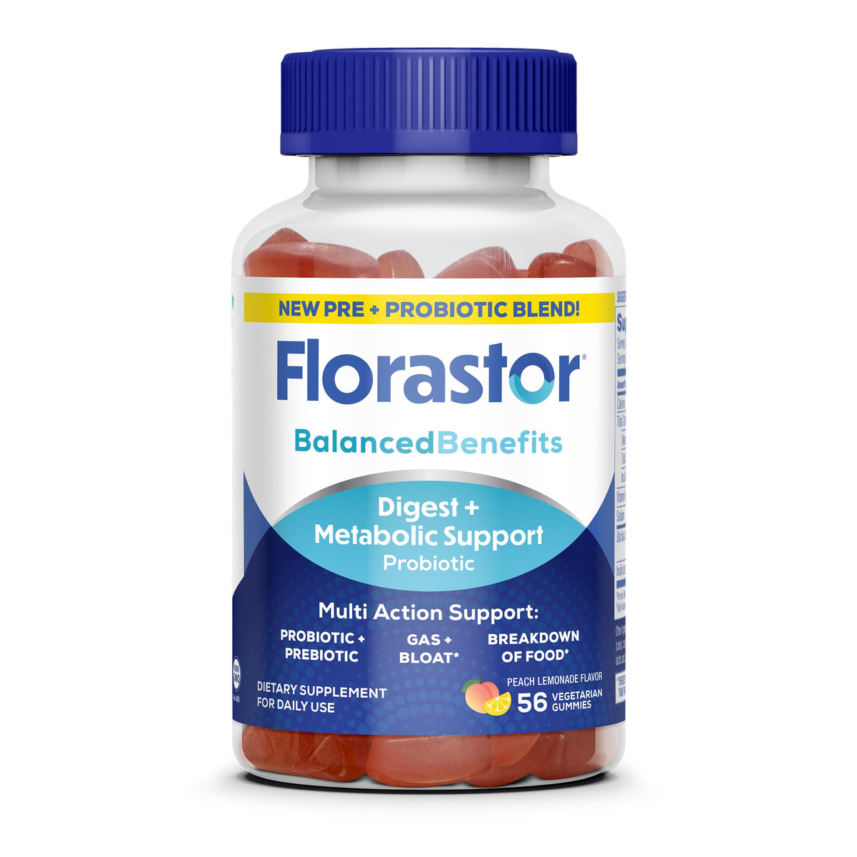 Florastor frente del envase mostrando el producto y beneficios visibles
